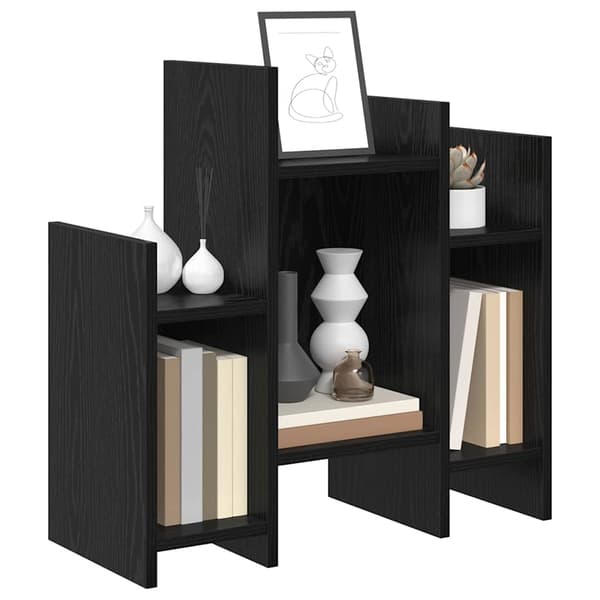 vidaXL Sideskap Svart Eik 60 x 26 x 60 cm Konstruert tre
