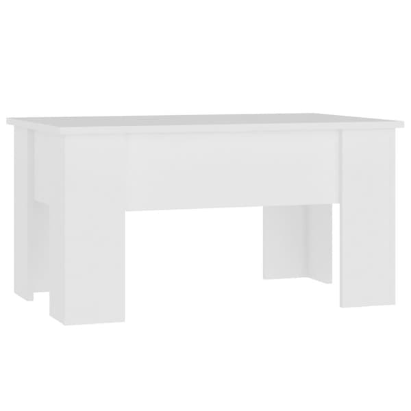 vidaXL Soffbord vit 79x49x41 cm konstruerat trä