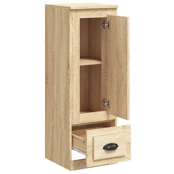 vidaXL Highboard sonoma eik 36x35,5x103,5 cm konstruert tre