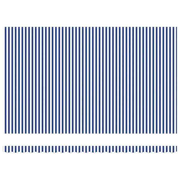 vidaXL Markisram Blå och Vit 500 × 300 cm Polyester med PU-beläggning