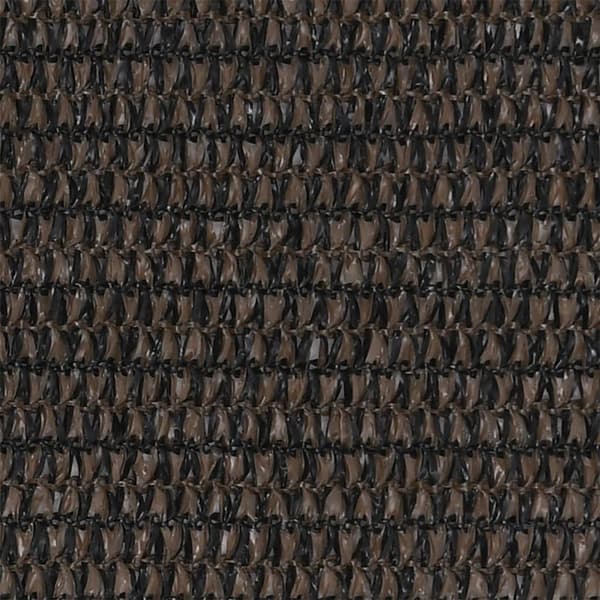 vidaXL Balkongskjerm brun 120x400 cm HDPE