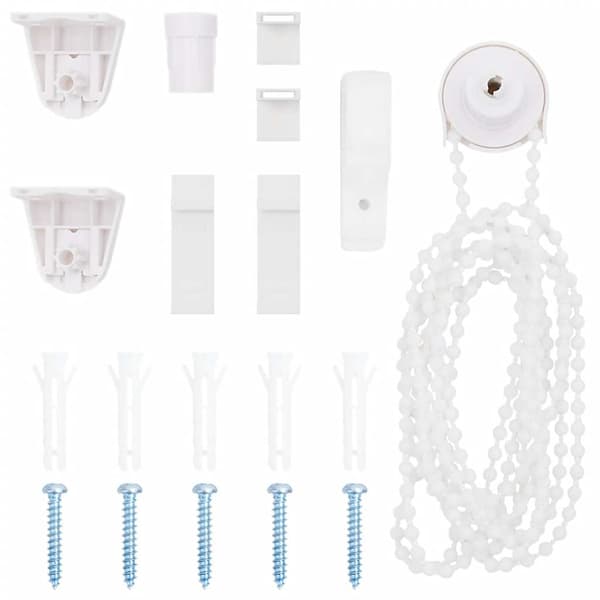 vidaXL Rullgardinsfästen 19 delar 18 mm