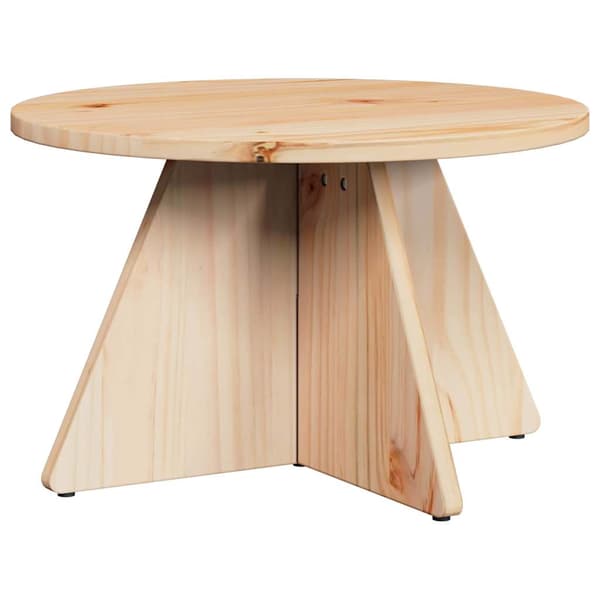vidaXL Kaffeebord 3 pcs Naturfärg