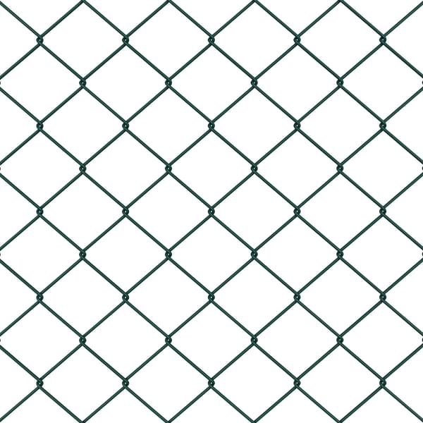 vidaXL Kjedegjerde grønn 10 x 1,6 m Stål