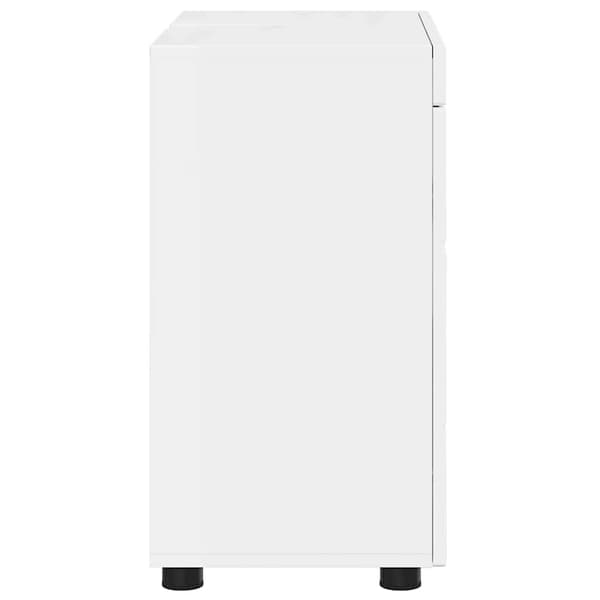vidaXL Badrumsskåpsset TULUM Högglans vit 60 x 34 x 63 cm