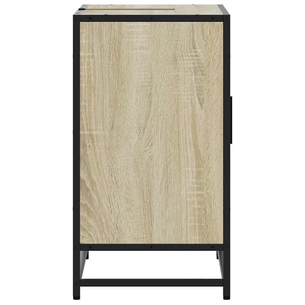 vidaXL Baderomsskap Sonoma eik 65x33x60 cm konstruert tre