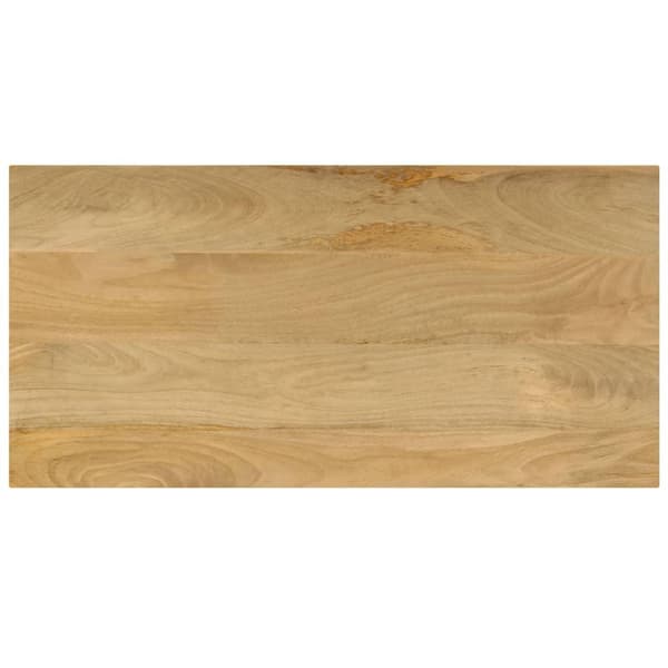 vidaXL Sofabord 100x50x35 cm heltre mango og stål change2