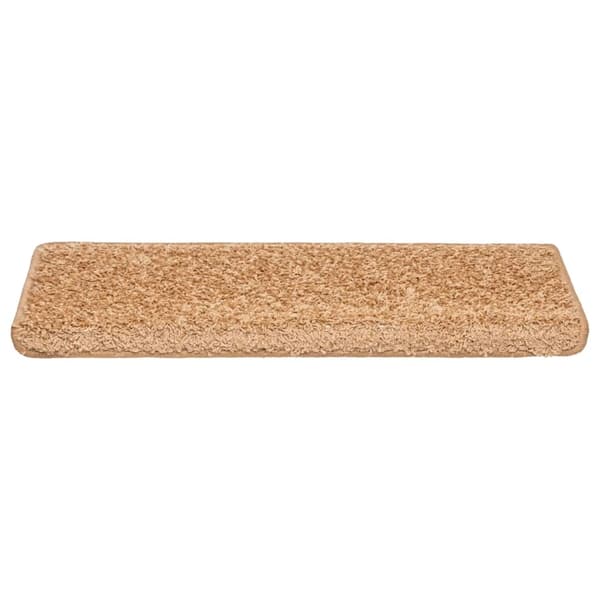 vidaXL Trappmattor 20 st 65x21x4 cm beige