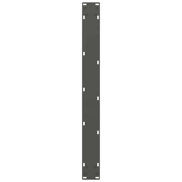 vidaXL Soffbordsben antracit 2 st 80x(72-73) cm stål