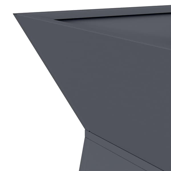 vidaXL Søyleplanter Antrasitt 35 x 35 x 73 cm
