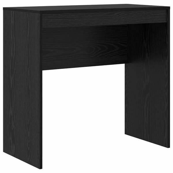 vidaXL Skrivebord Svart Eik 80 x 40 x 76 cm