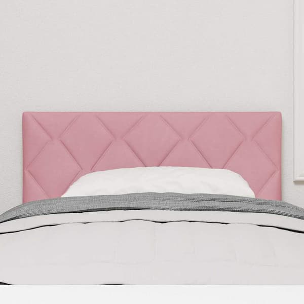 vidaXL LED huvuddyna Rosa 100 cm Sammet