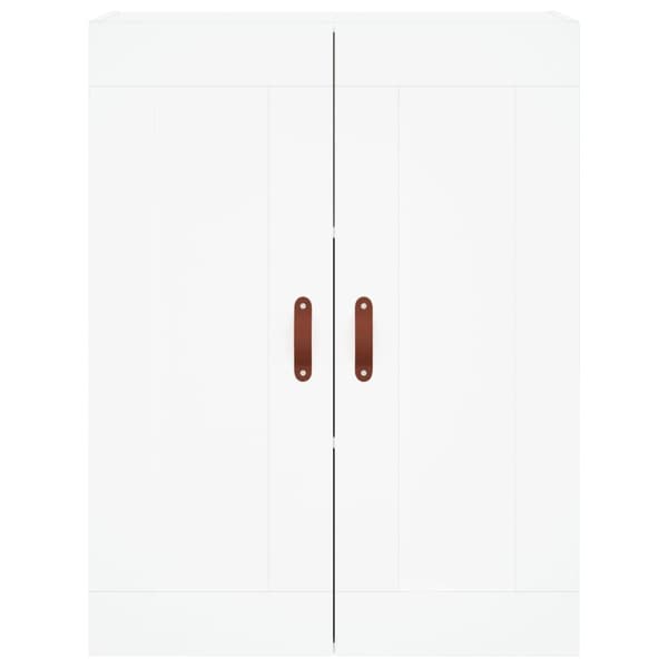 vidaXL Highboard hvit 69,5x34x180 cm konstruert tre