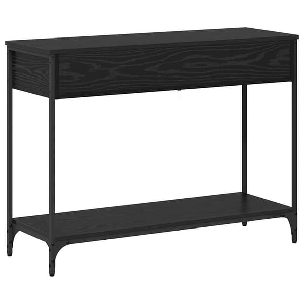 vidaXL Konsollbord Annet Svart eik 100 x 34.5 x 75 cm Konstruert tre