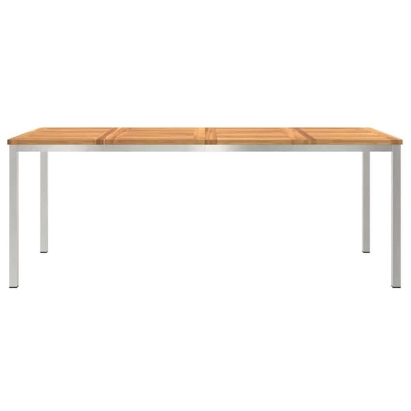 vidaXL SpiseBord Brun 200 x 90 x 75 cm Solid akasietre
