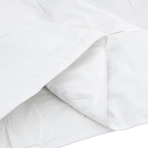 vidaXL Duntäcke Vit 260 x 220 cm Fjäder