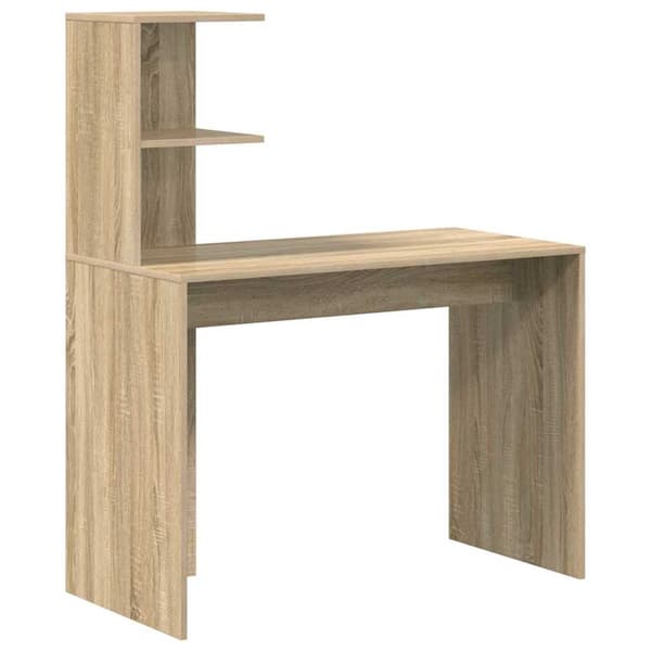 vidaXL Skrivbord 2 pcs Sonoma-ek
