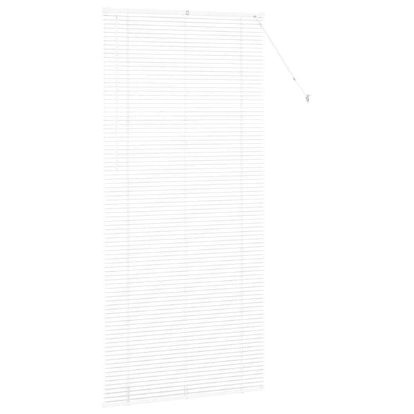 vidaXL Persienner Vit 220 x 100 cm Aluminium