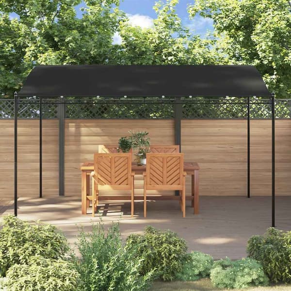vidaXL Markise Hvit 3,5 x 2,5 m Metall