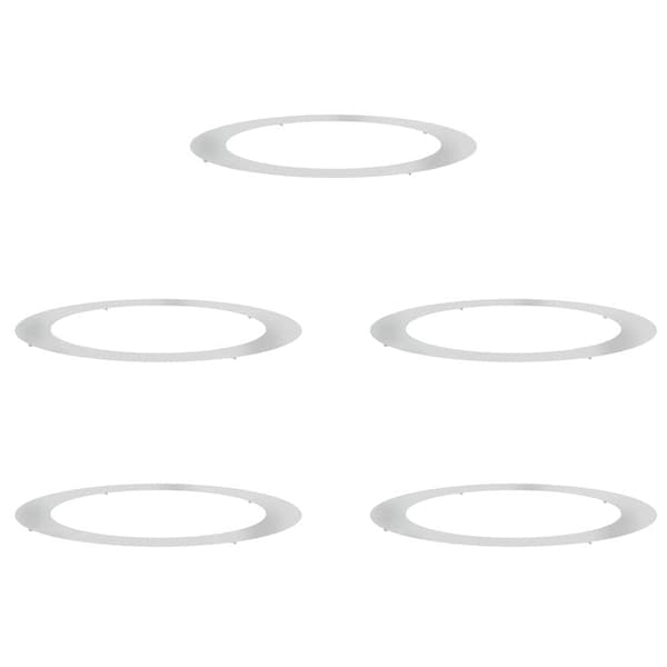 vidaXL passende for Flat Tre Ringer 5 pcs sølv Ø90 / 120 cm