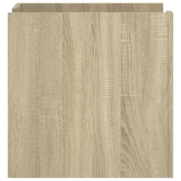 vidaXL Nattbord sonoma eik 45x50x50 cm konstruert tre