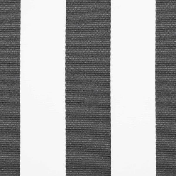 vidaXL Reserveduk til markise Antrasitt og Hvit 2,5 x 2 m Polyester