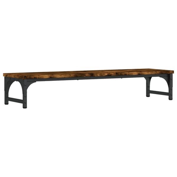 vidaXL Skjermstativ røkt eik 85x23x15,5 cm konstruert tre