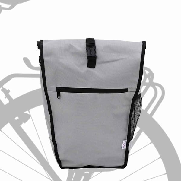 vidaXL Sykkelveske Grå 34 x 16 x 59 cm Polyester