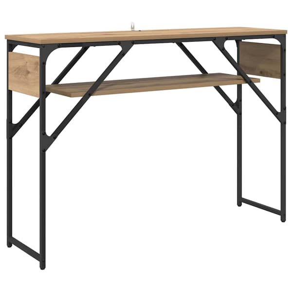 vidaXL Konsollbord Artisan Eik 105x30x75cm Konstruert tre