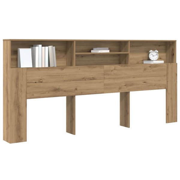 vidaXL Hodegavlskap Artisan Eik 220 x 19 x 101,5 cm Konstruert tre