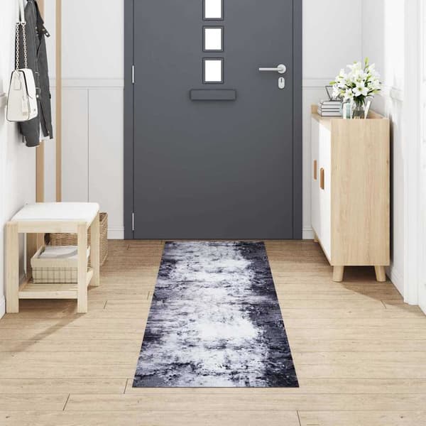 vidaXL Köksmatta Grå 300 x 60 cm Sammet
