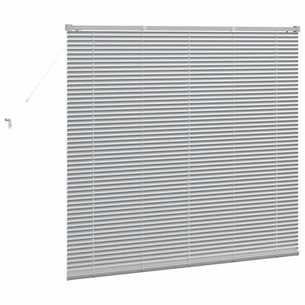 vidaXL Persienner Silver 130 x 140 cm Aluminium