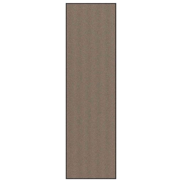 vidaXL Dørmatte Brun 115x400 cm