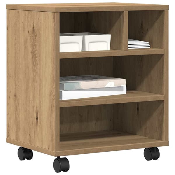 vidaXL Skiverstativ artisan eik 41 x 32 x 48 cm Konstruert tre