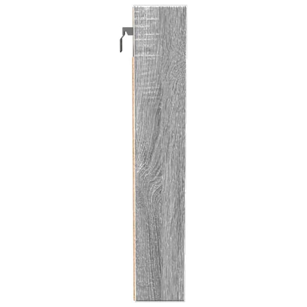 vidaXL Hyller grå sonoma 100x8,5x50 cm konstruert tre