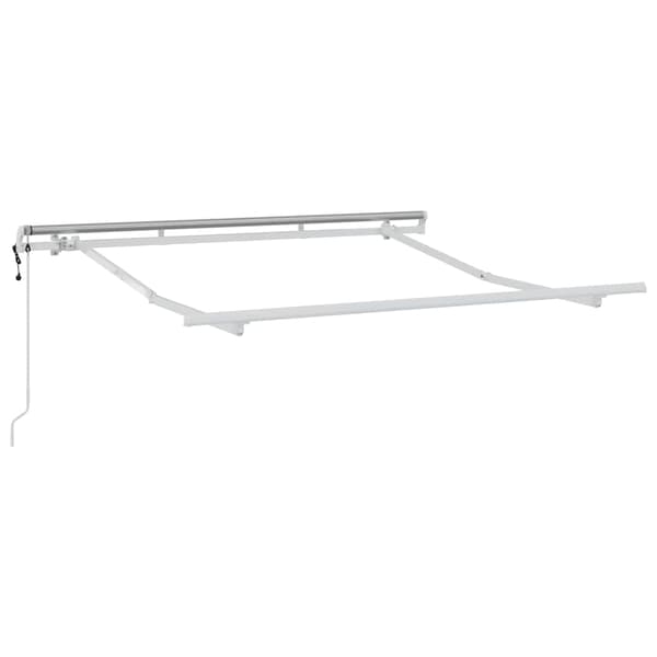 vidaXL Markisram Vit 2,5 x 2 m Metall