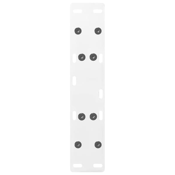 vidaXL Soffbordsben A-formade 2 st vit 30x(30-31) cm stål