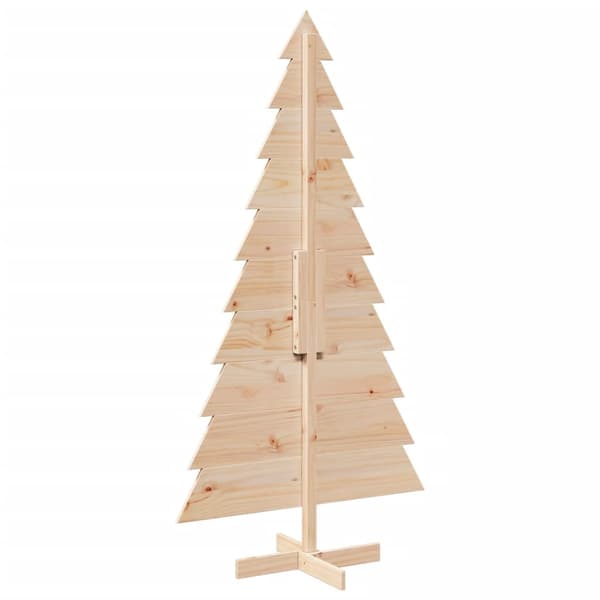 vidaXL Julgran i trä 180 cm massiv furu