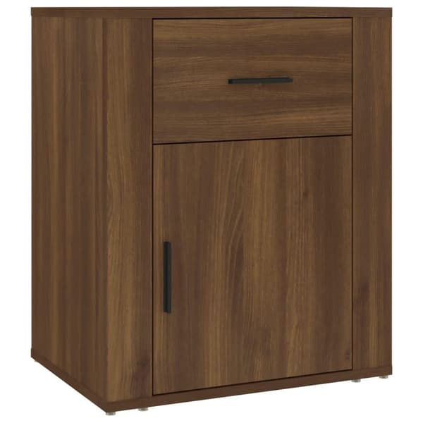 vidaXL Nattbord brun eik 50x36x60 cm konstruert tre