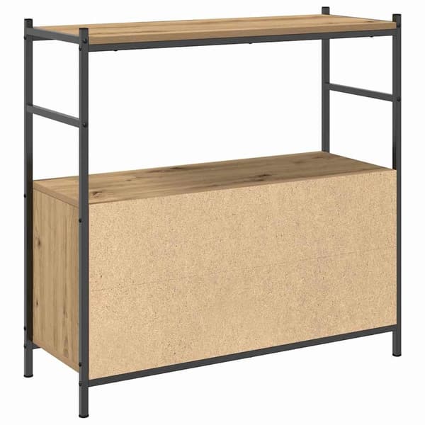 vidaXL Bokhylle artisan eik 80 x 30 x 78.5 cm Konstruert tre