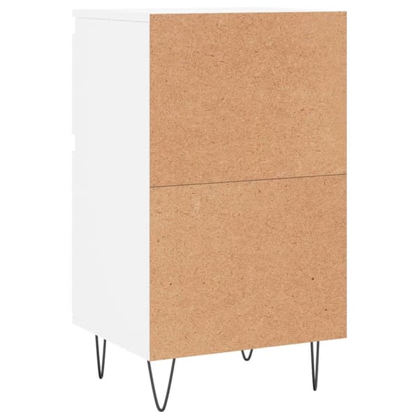 vidaXL Byrå vit 40x35x70 cm konstruerat trä