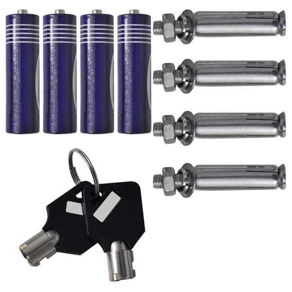 vidaXL Digital säkerhet med lås Mörkgrå 31 x 20 x 20 cm Stål