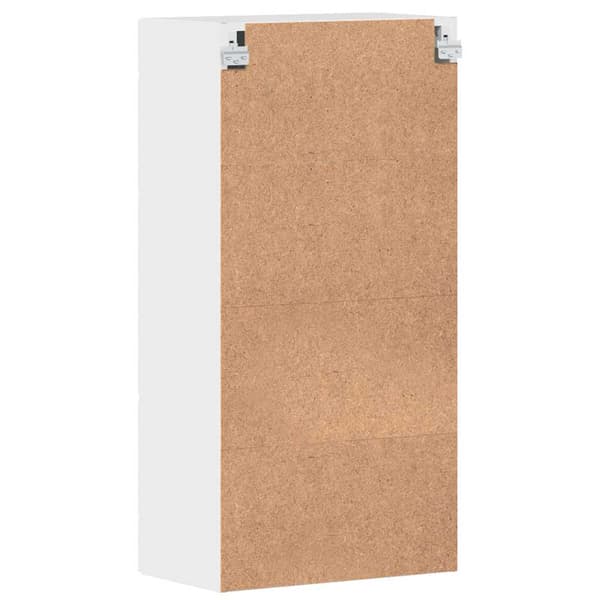vidaXL Träskåp Högglans vit 50 x 29 x 100 cm Konstruerat trä
