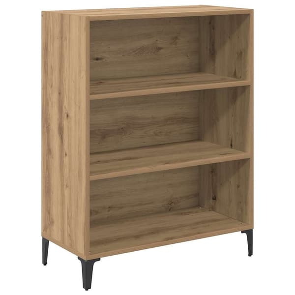vidaXL Serviesskap Artisan Eik 69,5 x 32,5 x 90 cm Konstruert tre