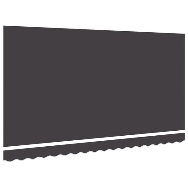 vidaXL Markisväv Antracit 4 x 2 m Polyester