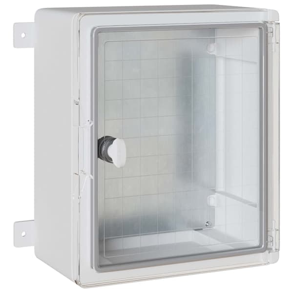 vidaXL Kontrollskap Grå 37 x 16,5 x 35 cm ABS-plast