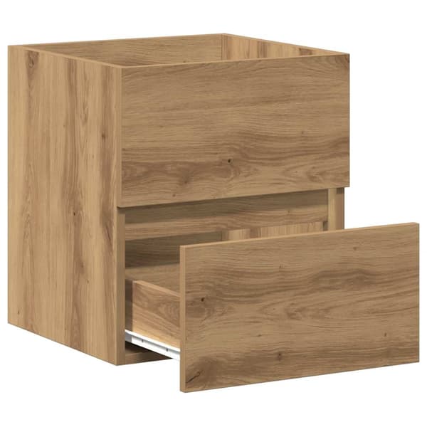 vidaXL Servantskap artisan eik 41x38,5x45 cm konstruert tre