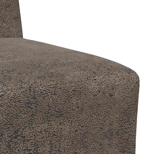 vidaXL Modulsofa utan armstöd 3 pcs Mörkgrå 55 x 74 x 82 cm