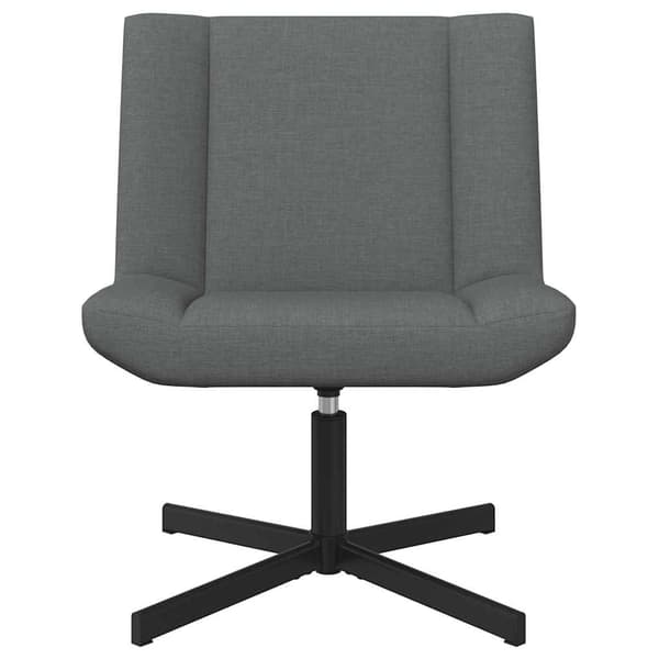 vidaXL Skrivstol Mörkgrå 63 x 75 x 76 cm tyg
