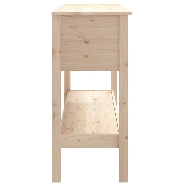 vidaXL Konsollbord 100x35x75 cm heltre furu